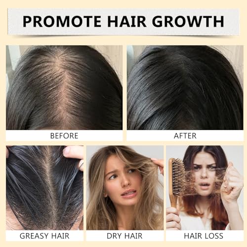 Batana Oil for Hair Growth, 4-in-1 Liquid Batana Oil, with Rosemary Oil Castor Oil Pumpkin Seed Oil,for All Hair Types,3.38 fl oz(1pcs)
