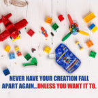 Le Glue Temporary Glue - Compatible with Legos - Non-Permanent Clear Adhesive for Plastic Building Blocks - No Messy Break-Ups - Non-Toxic Formula - Created for Kids, by a Kid