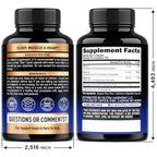 Magnesium Glycinate 500 mg - Chelated Supplement - High Absorption Form of Magnesium - Support for Sleep, Muscle & Heart Health - Made in USA, Lab Tested & Non-GMO - 120 Capsules