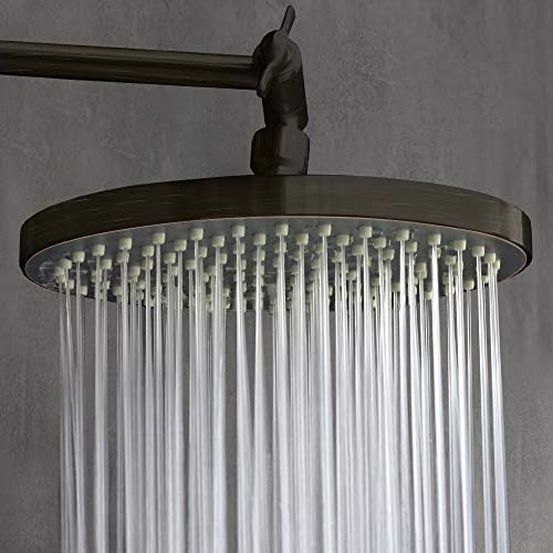 Luxury Spa Series: Bronze Rain Shower Head, 8-Inch Round Rain Showerhead with 360 Tilt, Experience Rainfall with MAXX Comfort and Elegance (Oil Rubbed Bronze)