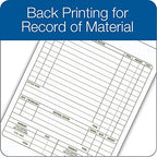 Adams Job Work Order Book, 3-Part Carbonless, White/Canary/White, 5-9/16 x 8-7/16 Inches, 33 Sets (T5868)