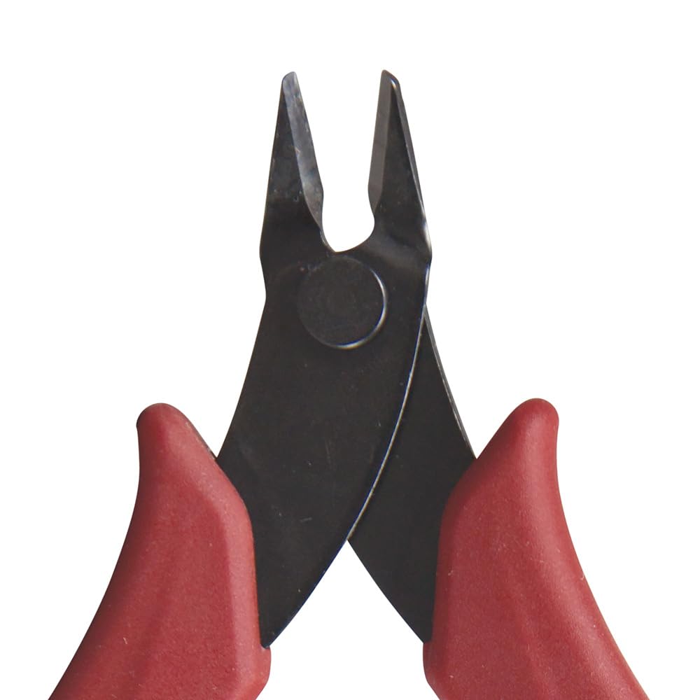 Klein Tools D275-5 Diagonal Flush Cutters, Made in USA, Micro Wire and Compact Zip Tie Cutter, Ultra-Slim Precision for Work in Confined Areas, 5-Inch