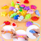 120 Pack Squishy Toys, Mochi Squishy Bulk Squishys Party Favors for Kids, Squishies for Kids,Fidget Stress Toys, Treasure Box Toys for Classroom Prizes, Goodie Bags Fillers Birthday Gifts