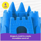 Kinetic Sand, 6lbs Mega Mixin’ Bag with Red, Yellow & Blue Play Sand (Packaging May Vary), Sensory Toys for Kids Ages 3 and up