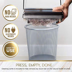 Fuller Brush Electrostatic Carpet & Floor Sweeper with Additional Rubber Rotor - 9" Cleaning Path - Lightweight - Ideal for Crumby & Wet Messes - Works On Carpets & Hard Floor Surfaces (Black)