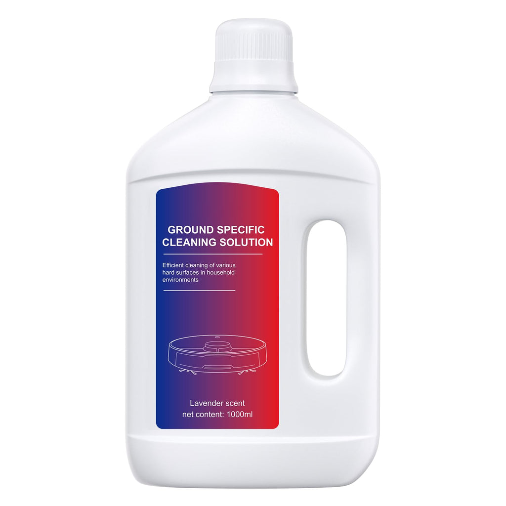 Nukisa Lavender Floor Cleaning Solution 1L Compatible with Dreame Wet & Dry Vacuum and Robot， Residue & Streak Free,Suitable for All Robot Vacuum Cleaners and Wireless Wet Dry Dual-Use Vacuum Cleaners