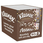 Kleenex Ultra Soft Facial Tissues in Handy Pocket Packs - 80 Travel Pocket Packs - Our Softest Tissue - Supremely Soft And Silky Tissues Designed With Luxury In Mind