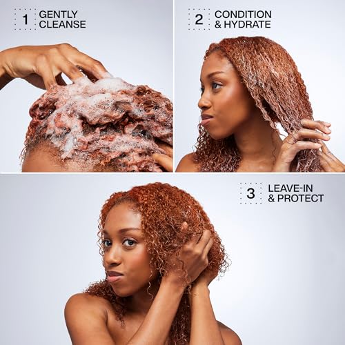 Redken Acidic Bonding Curls Leave-In Treatment For Curly & Coily Hair - Heat Protectant, Repairs & Defines Damaged Curls, Detangles & Conditions