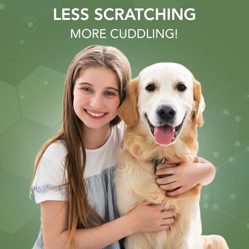 NOVEHA Dog Wound Therapy Spray - Itch Relief & Skin Repair for Dogs - Clean Wounds with Soothing Hypochlorous Acid for Allergies and Other Dog Skin Problems - Immediate Itching Relief - 8 oz Bottle