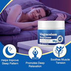 Magnesium Cream for Sleep, Magnesium Lotion for Sleep Magnesium Oil for Feet Muscle & Relaxation,Rich in Almond Oil, Lavender, Vit E Magnesium Butter for Sleep Topical Magnesium Sleep Cream 3.17oz