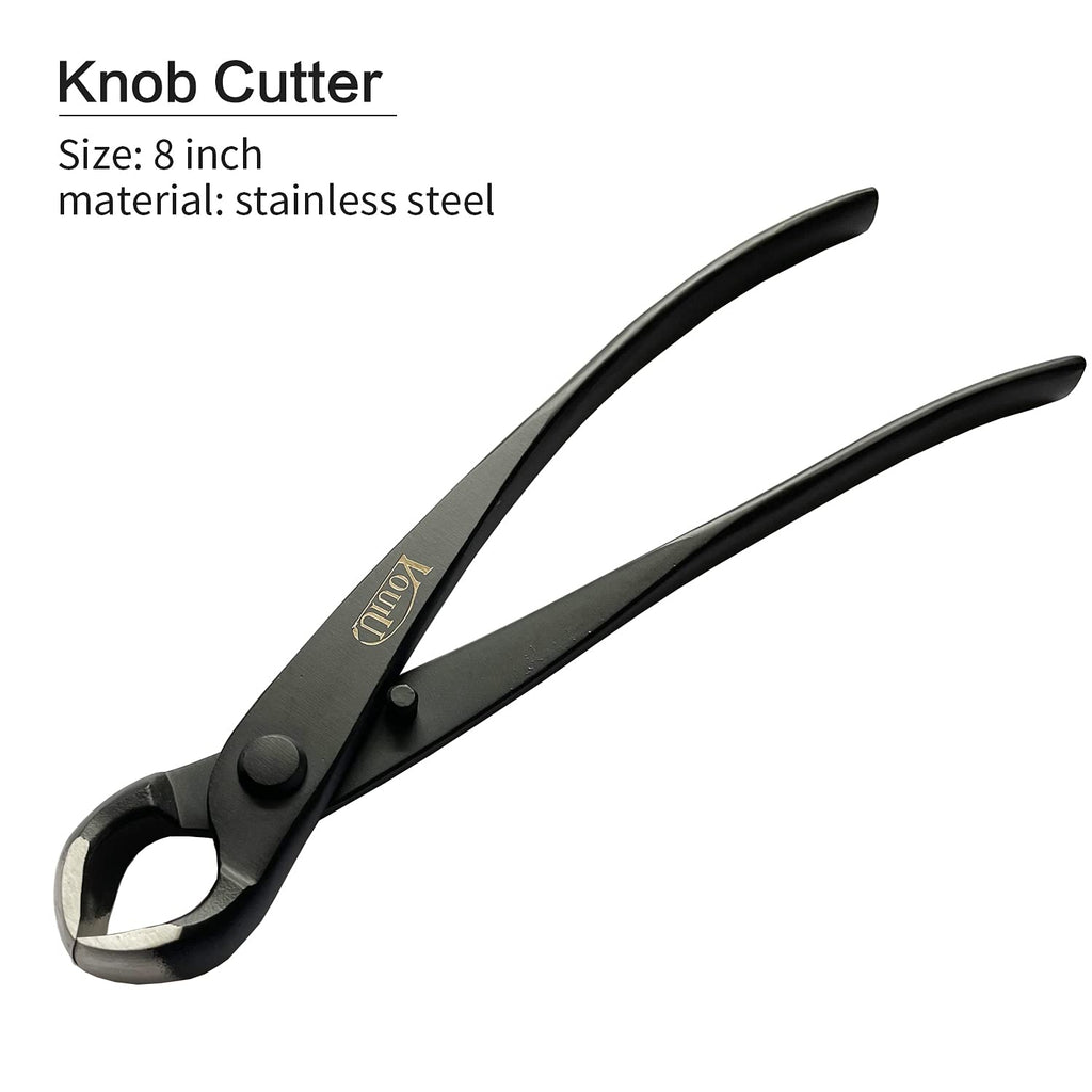 VOUIU 5-Piece Bonsai Tool Set,Knob Cutter,Concave Cutter,Wire Cutter,Jin Pliers,Bonsai Scissors