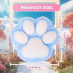 2pcs Big 5in Squishy Cat Paw Squeeze Toys,Cat Paw Squishy,Cute Kawaii Squishies,Fur Ball,Jelly Kitty Funny Fidget Toys Novelty Things Suitable for Adults Kids