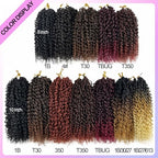 Short Mini Twist Crochet Braids for Black Women 1B/30 10 Inch Yanky Twists Crochet Hair 8 Pack Island Boho Twist Crochet Hair Pre Looped Micro Passion twist Hair Ombre Brown Braiding Hair Extension