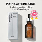 IOPE BIO-PDRN Caffeine Shot Face Serum | 38% Plant-based Vegan PDRN & 20,000ppm Caffeine Filler in a Bottle, Plumping Skin, Intense Lifting and Firming, Anti-Wrinkle, Korean Skincare, 1.01 Fl Oz