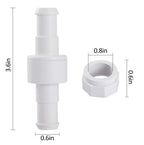ATIE 280, 380, 180 Pool Cleaner Hose Swivel D20 and Hose Nut D15 Combo Kit Replacement For Zodiac Polaris 280, 380, 180 Pool Cleaners (4 Pack)