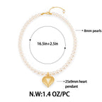 FAUTHENTICUTE Imitation Pearl Beaded Necklaces For Women