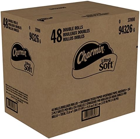 Charmin Ultra Soft Toilet Paper, Bath Tissue, Double Roll, 48 Count