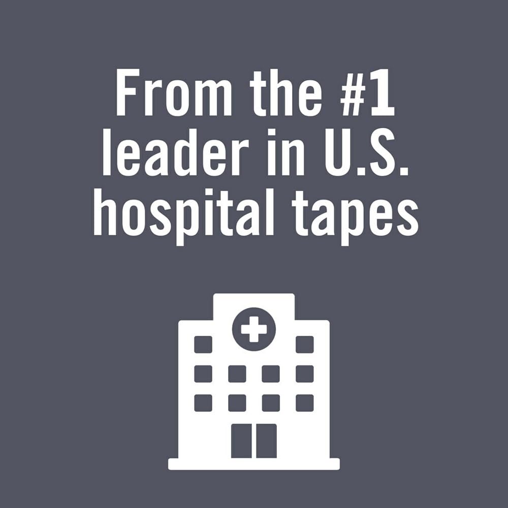 Nexcare Gentle Paper Tape, Medical Paper Tape, Secures Dressings and Lifts Away Gently - 1 in x 10 Yds, 2 Rolls of Tape (Pack of 4)
