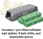 Victor M922 Fast-Kill Brand Ready-to-Use Refillable Mouse Station – 10 Blocks