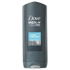 Dove Men Care Body and Face Wash, Hydrating Clean Comfort, 250 ml (8.5 fl oz), Value Bundle - Pack of 2