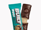 Built Bar 12 Pack High Protein and Energy Bars - Low Carb, Low Calorie, Low Sugar - Covered in 100% Real Chocolate - Delicious, Healthy Snack - (Cookie Dough Chunk Puff)