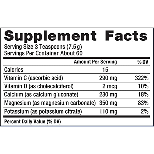 Natural Vitality Calm, Magnesium Supplement, Anti-Stress Drink Mix Powder, Gluten Free, Vegan, & Non-GMO, Watermelon, 16 oz