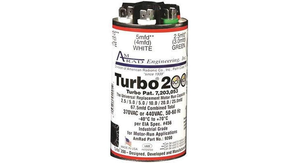 Turbo 200 Motor Run Capacitor
