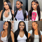 Feibin Straight Human Hair Bundles 12 12 12 Inch Trippy Hair Bundles Human Hair 100% Brazilian Unprocessed Raw Hair Bundles Weft Weave Bundles Human Hair Extensions For Black Women Natural Color