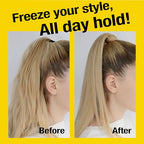 EBIN NEW YORK Wonder Ponytail Bond Freeze Spray Extra Mega Hold - Fine Hair 8oz/ 245ml | Long Lasting Hold, 24-Hour Frizz Control, Shine Enhancing, Fast-Drying, Lightweight, All Hair Types