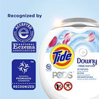 Tide Pods +downy Free, Liquid Laundry Detergent Pacs, 73 Count