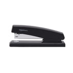Amazon Basics Desktop Office Stapler, Lightweight, 25 Sheet Capacity, Non-Slip, Black, 3-Pack with 1000 Staples