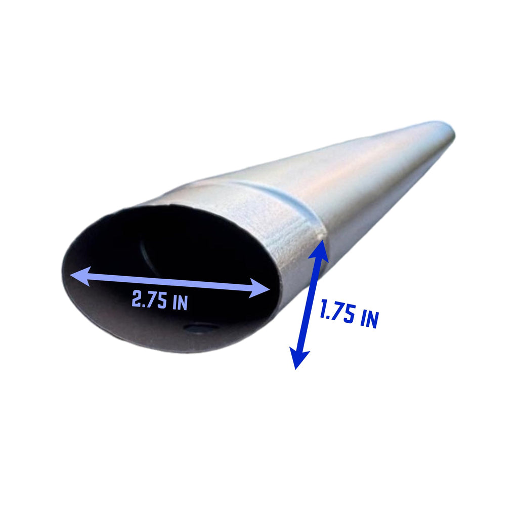 Replacement Vertical Pool Leg/Pole/Bar for Coleman/Bestway Power Steel 22 Ft X 52in and 24ft x 52in Swimming Pool Oval Shaped Pole