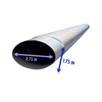 Replacement Vertical Pool Leg/Pole/Bar for Coleman/Bestway Power Steel 22 Ft X 52in and 24ft x 52in Swimming Pool Oval Shaped Pole