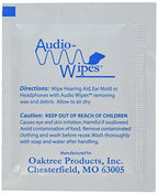 Audio Wipes | 100 Individually Wrapped Cleaning Wipes | Alcohol-Free, Fast-Drying, Safe for Xbox/PlayStation Controllers, Headphones, Earbuds, Monitors & More – Ideal for Gamers!