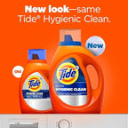 Tide Hygienic Clean Heavy 10x Duty Liquid Laundry Detergent, HE Compatible, Original Scent, 105 fl oz, 74 loads