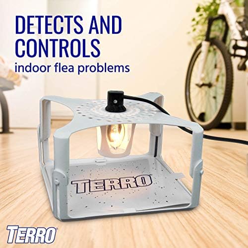 Terro T230 Indoor Electric Flea Trap and Killer - Refillable Flea Traps for Inside Your Home