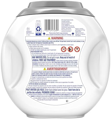 Tide PODS Free and Gentle Odor Refresh Laundry Detergent Pacs, 32 Count, Hypoallergenic Laundry Detergent Pacs
