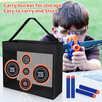 Refill Darts Bullets Fit for Nerf Guns, 1000 Pcs Foam Darts Fit for Nerf Party with Portable Shooting Practice Target Mesh Bag