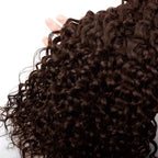 Human Braiding Hair Water Wave Bulk Human Hair For Braiding No Weft Wet And Wavy Human Hair Braiding Hair Extensions For Boho Braids 2 Bundles Human Hair Per Pack 100g (26inch, #4)