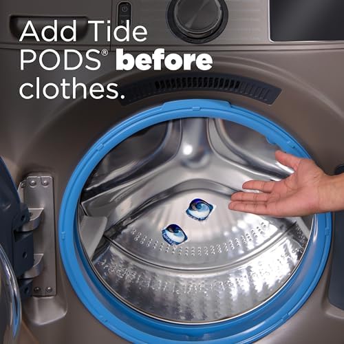Tide PODS Liquid Laundry Detergent Soap Pacs, Powerful 3-in-1 Clean in One Step, He Compatible, Spring Meadow Scent, 76 Count