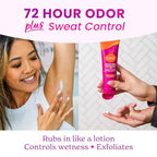Lume Whole Body Deodorant Plus Sweat Control - Smooth Cream Tube - 72 Hour Odor And Sweat Control - Baking Soda Free, Skin Loving - 3.0 ounce (Pack of 2) (Clean Tangerine)