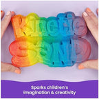 Kinetic Sand, 6lbs Mega Mixin’ Bag with Red, Yellow & Blue Play Sand (Packaging May Vary), Sensory Toys for Kids Ages 3 and up