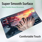 for MTG Game Playmat, for Magic TCG Rubber Play mat,Tabletop Card Playmats with Smooth Surface,Trading Card Inked Game Mat with White Zones,Battle Game,Art Tree Sky