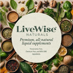 Live Wise Naturals Vitamin D3+K2 Liquid Drops - Organic MCT Oil Formula for Adults, Kids & Toddlers - Easy Absorption 1208 IU Vitamin D3 & 25 mcg K2 (mk7) for Immune Support & Bone Health - No flavour
