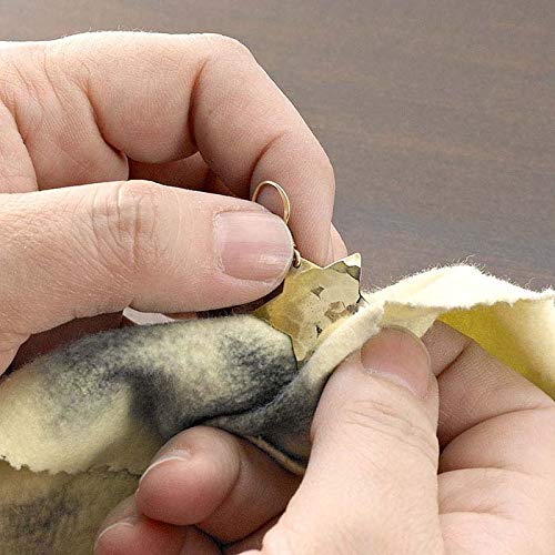 Sunshine Polishing Cloths, Bulk Pack, for Silver, Gold, Brass and Copper Jewelry (5 Pack)