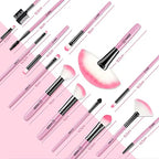 Makeup Brushes, VANDER 32pcs Professional Soft Synthetic Kabuki Cosmetic Eyebrow Shadow Makeup Brush Set Kit