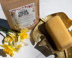Better Shea Butter Raw Cocoa Butter - Unrefined, 100% Pure, Food Grade - Use for Cocoa Lip Balm, Stretch Marks Cream, Cacao Butter Cream, Scars Oil, Whipped Lotion - Skin & Hair Moisturizer 1LB Block