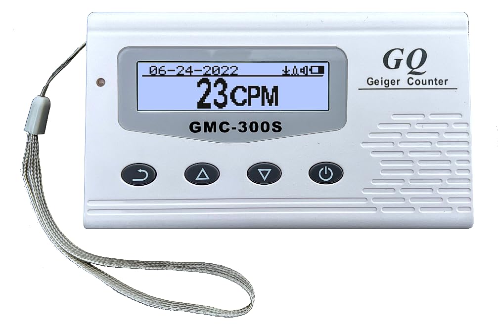 GQ GMC-300S Digital Nuclear Radiation Detector Monitor Meter Geiger Counter Radiation Dosimeter (Green Silicone Case)