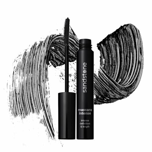 Hypoallergenic Mascara Sensitive Eyes - Smudge-Proof, Sweatproof, Lengthening Mascara with amazing separation of the lashes - Vegan, Non Toxic Mascara Black