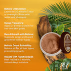 RA Cosmetics Natural Unrefined Batana Oil for Hair Growth & Repair | Nourishing Moisturizer for Damaged Hair - Strengthening Conditioner from Honduras, 4 oz